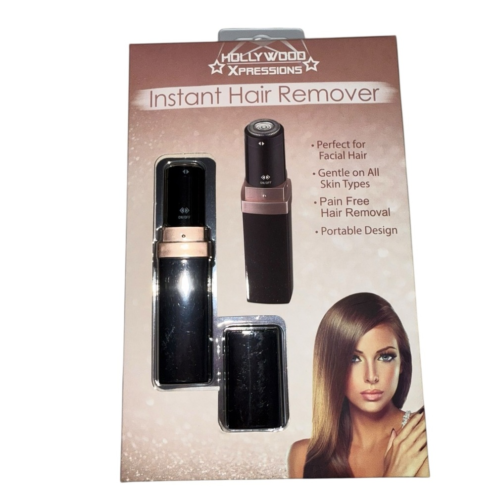 Hollywood Xpressions Instant Hair Remover - Portable & Pain-Free - OS